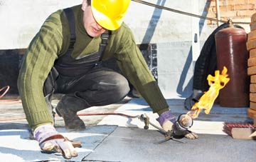 Long Melford flat roof construction